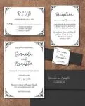 Minimalist Class Simple Flat 5x7 Wedding Invitation