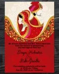 Wedded Indian Red Wedding Invitation