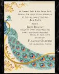 Dazzle Peacock Indian Wedding Invitation