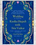 Pert Blue and Border Indian Wedding Invitation