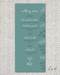 Minimalist Natural Elegance Menu Cards