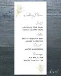 Elegant Simple Harmony Wedding Menu Cards