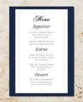 Design on Demand Wedding Menu Cards