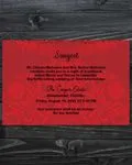 Wedded Indian Red Wedding Invitation