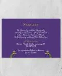 Golden Peacocks Luxurious Indian Wedding Invitation