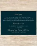 Indian Wedding Ganesha Simple Flat 5x7 Wedding Invitation