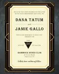 Aztec Design Simple Flat 5x7 Wedding Invitation