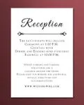 Classic Simple Flat 5x7 Wedding Invitation