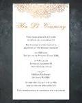 Shiny Golden Mandala Wedding Invitation 4