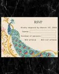 Dazzle Peacock Indian Wedding Invitation