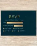 Indian Wedding Ganesha Simple Flat 5x7 Wedding Invitation