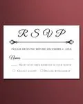 Classic Simple Flat 5x7 Wedding Invitation