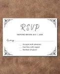 Minimalist Class Simple Flat 5x7 Wedding Invitation