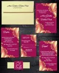 Pink Design Indian Wedding Invitation