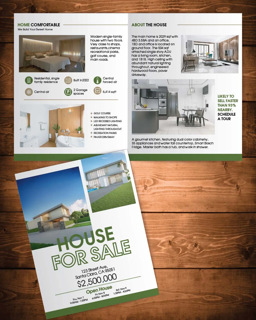 Green Minimalist Flyer 2