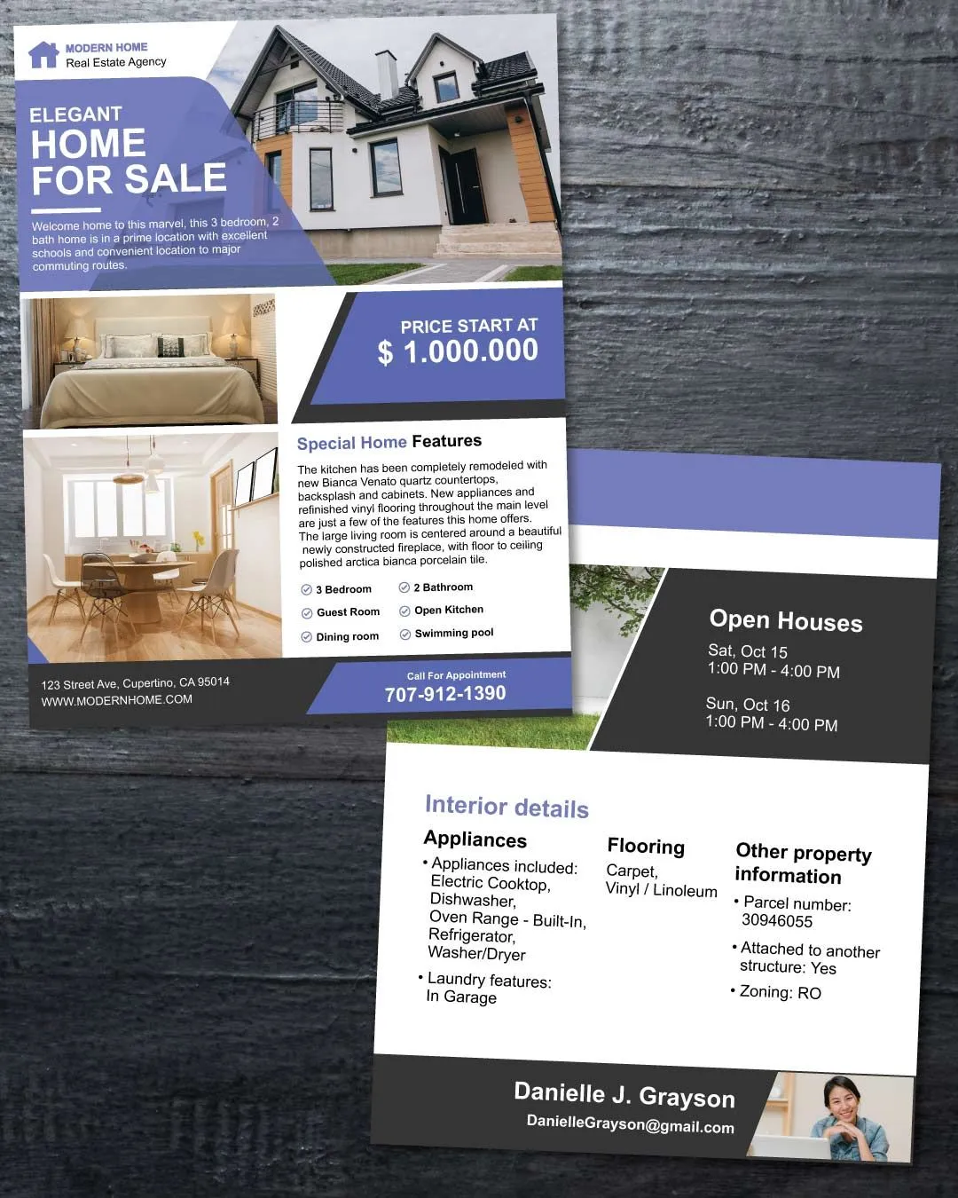 Modern Lilac Flyer 2