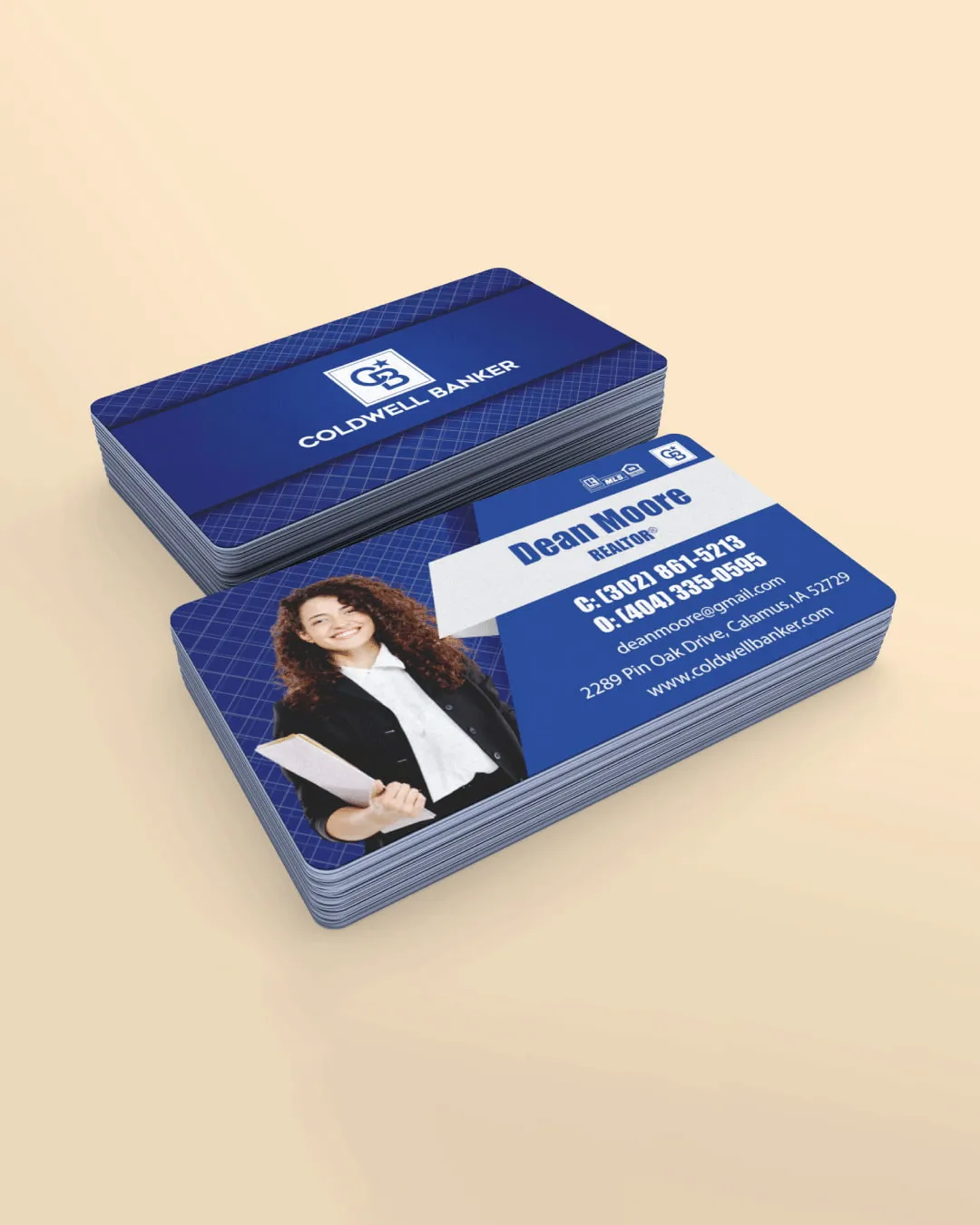 Coldwell Banker Elegant Design With Photo Business Cards