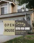 Century 21 Minimalistic Design Arrow Shape Sign