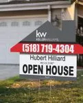 Keller Williams Realty Harmonious Red House Shape Sign