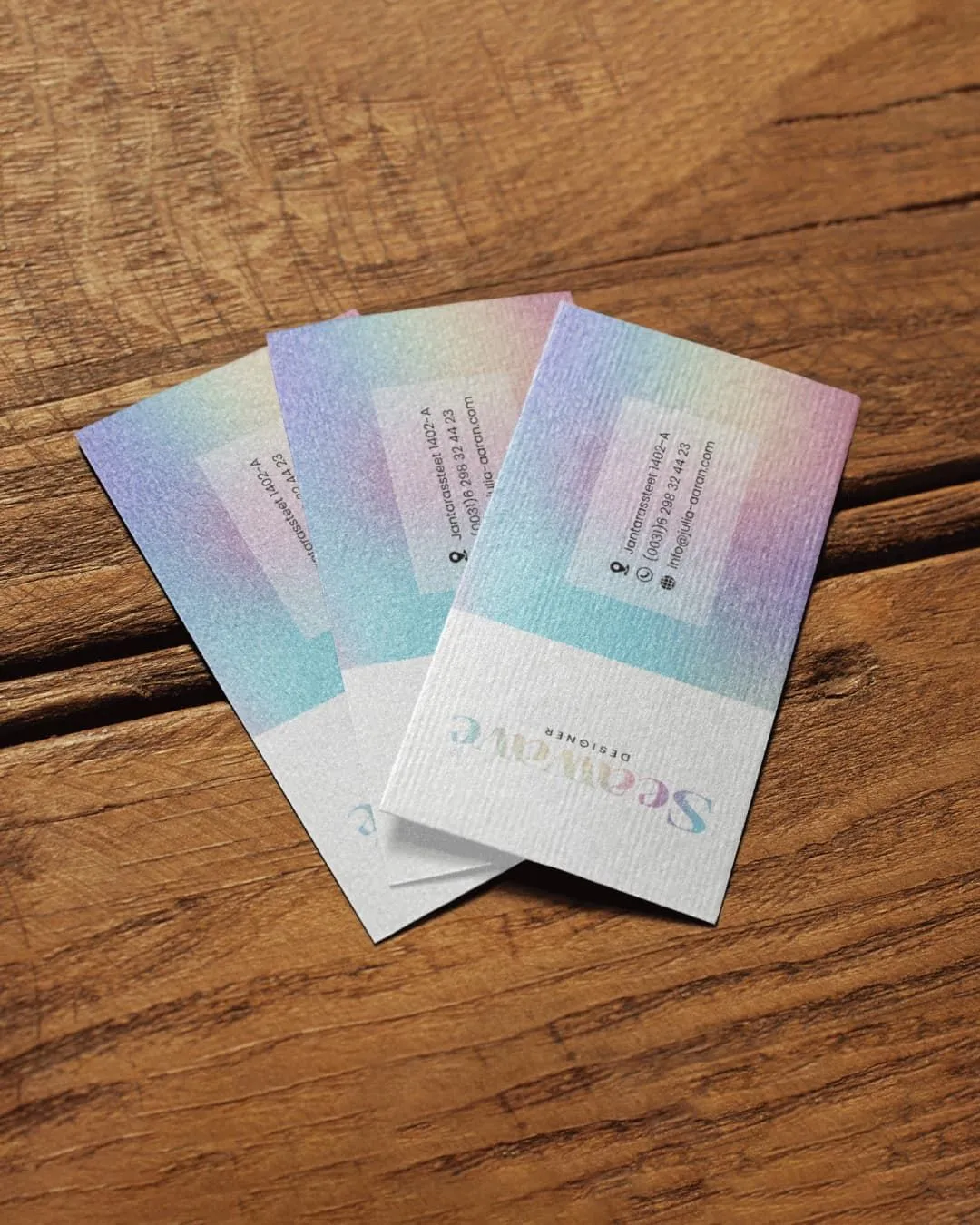 Akuafoil Business Cards