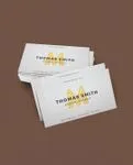Suede Business Cards