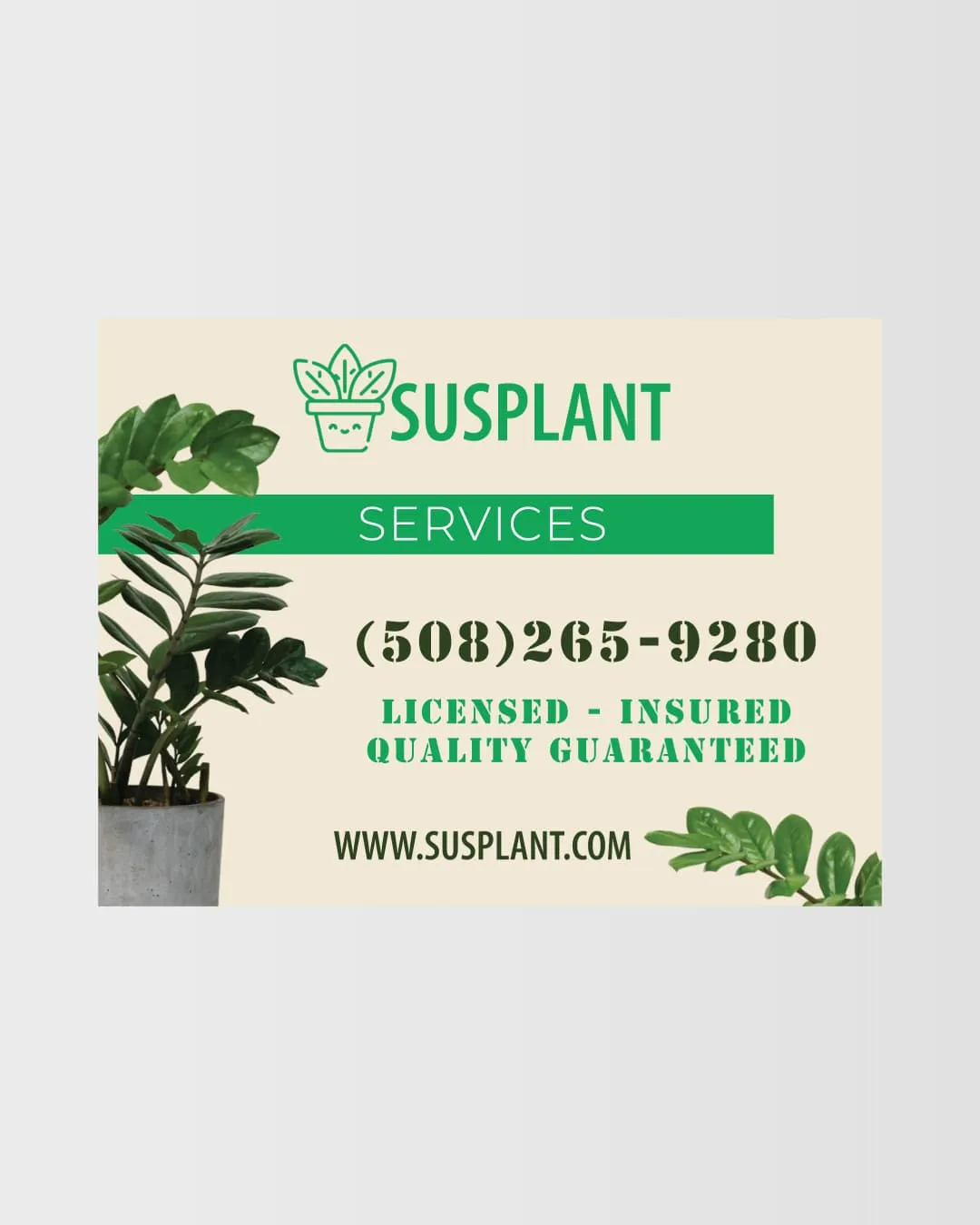 Landscaping Car Magnet