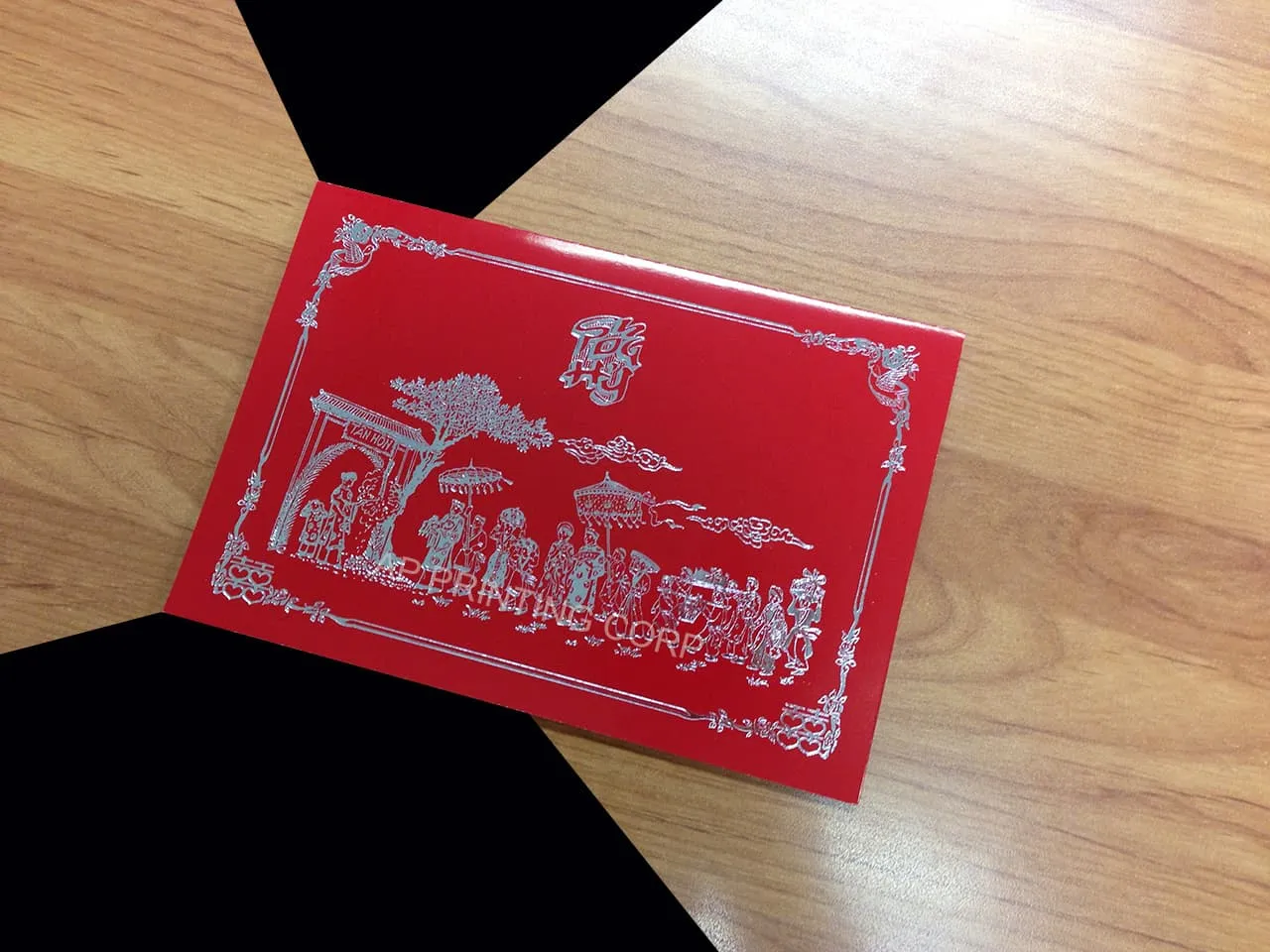 RD8-DB-S [V-L-01] Scarlet Opulence Wedding Entourage