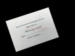 White Paneled Petite [CC-01] Elegant Wedding Invitation