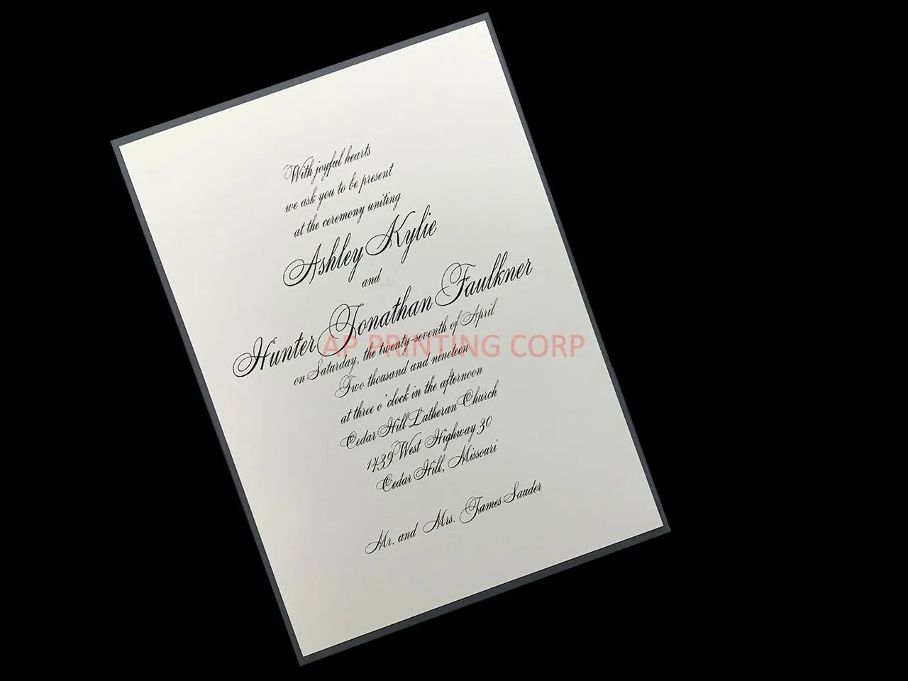 Joyful Details [CC-81] Pocket & Folder Invitation