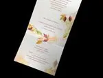 Leaf Swirl Seal & Send [CC-50] Pocket & Folder Invitation