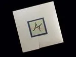 PAL-66-MMM Quartz, Ruby, Gold Leaf Pocket & Folder Invitation
