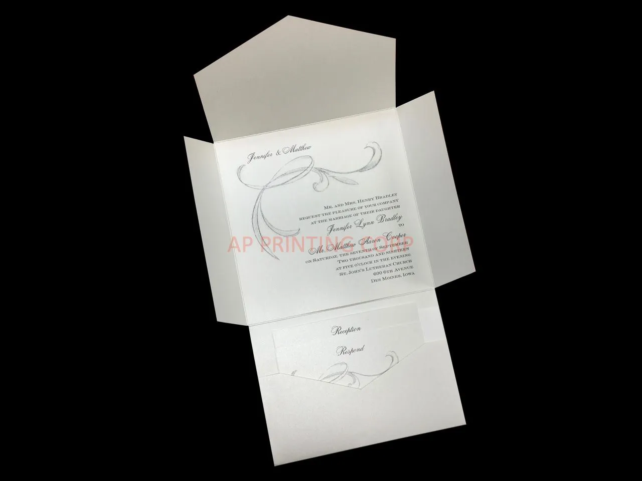 Bright Spirit [CC-70] Pocket & Folder Invitation