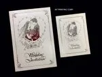 DR9-TT-S [V-L-01] Serenity in Love Bride & Groom Wedding Invitation
