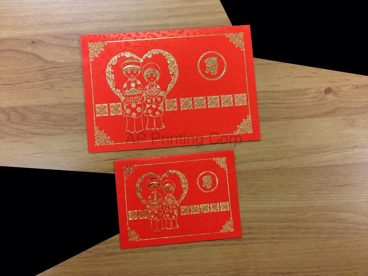 DR8-DC-V [V-L-01] Blissful Unity Bride & Groom Wedding Invitation