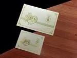 DRBH-VT-V [V-L-01] Ornate Romance Bride & Groom Wedding Invitation
