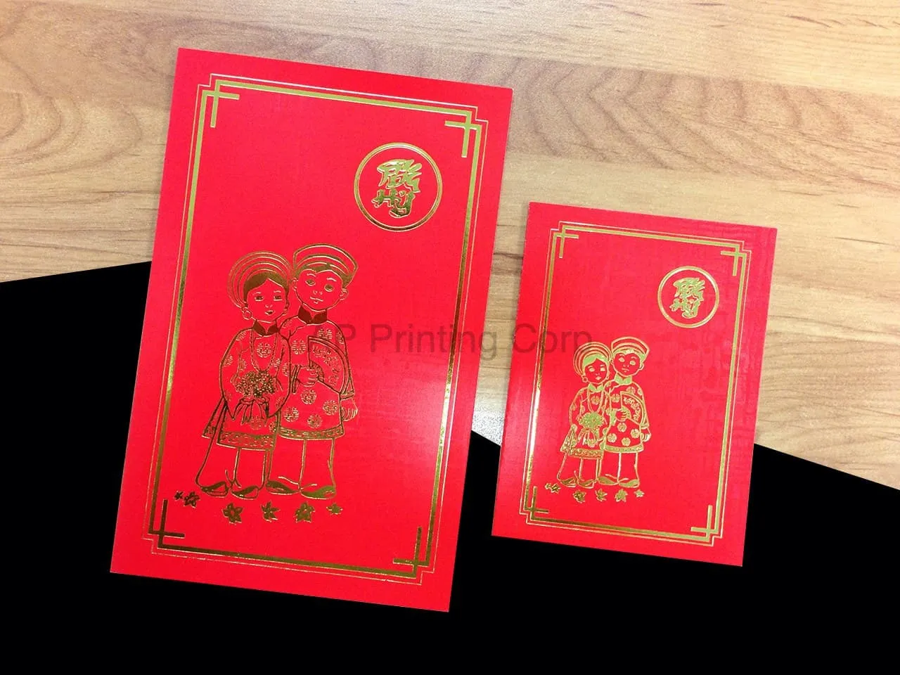DR2-DT-V [V-L-02] Tranquil Vows Bride & Groom Wedding Invitation