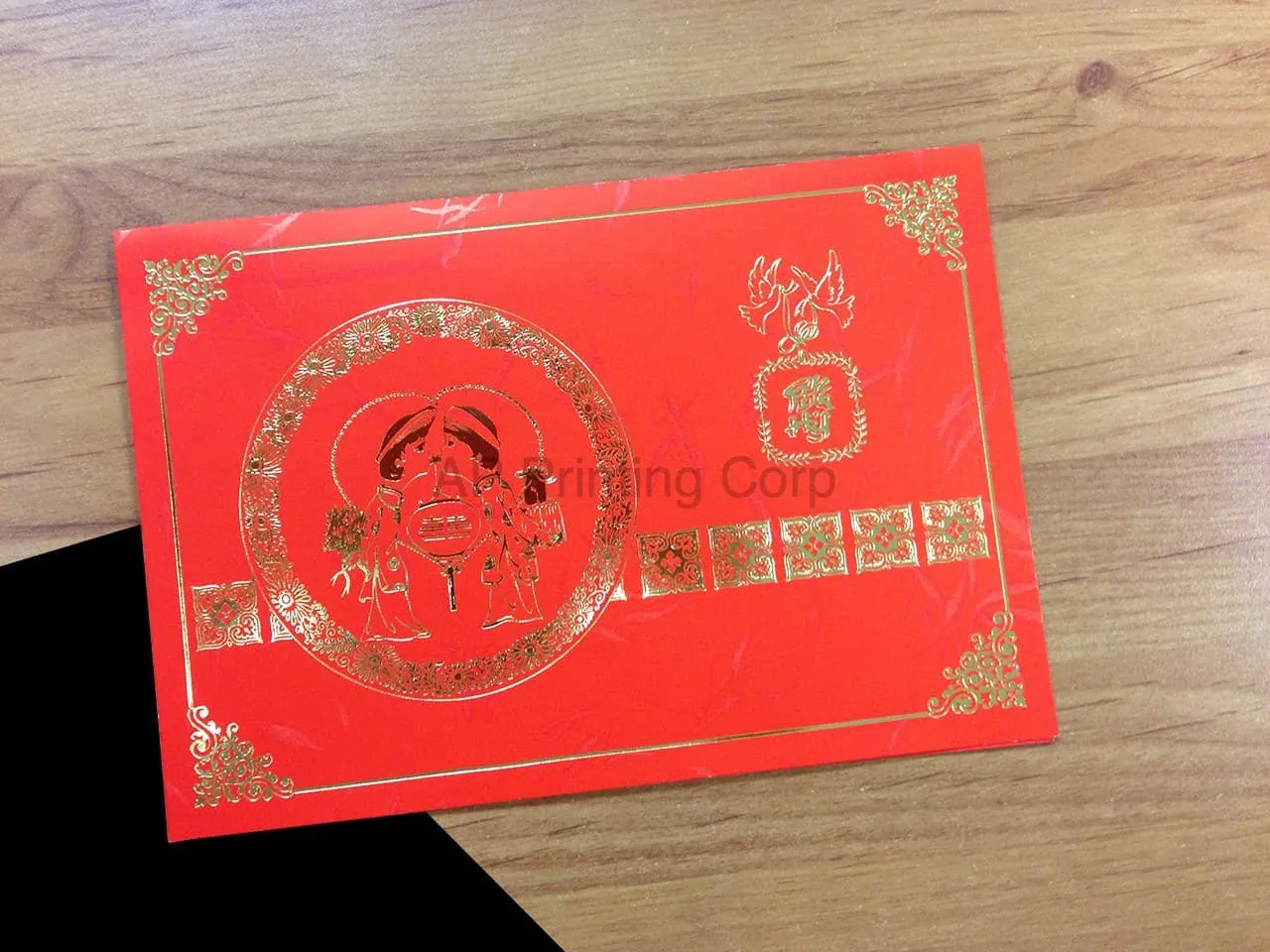 DR7-DR-V [V-L-02] Harmony's Embrace Bride & Groom Wedding Invitation