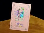 DR9-HT-RF [V-L-02] Blushing Bliss Bride & Groom Wedding Invitation