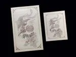 RP2-TT-S-B [V-L-01] Eastern Enchantment Dragon & Phoenix Wedding Invitation