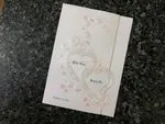 K9893 [I-11] Blushing Affection Hearts Wedding Invitation
