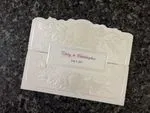 K1618 [I-11] Timeless Elegance Flowers Wedding Invitation