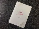 K9995 [I-10] Botanical Elegance Flowers Wedding Invitation