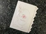 ART-08250 [I-10] Delicate Elegance Flowers Wedding Invitation