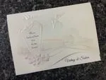 K9409 [I-10] Chic Serenade Birds & Doves Wedding Invitation