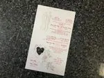 ART-80044 [I-12] Rose Petal & Heart Whispers Wedding Invitation