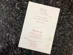 ART-08250 [I-10] Delicate Elegance Flowers Wedding Invitation