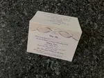 K8358 [I-12] Lavender Love Flowers Wedding Invitation