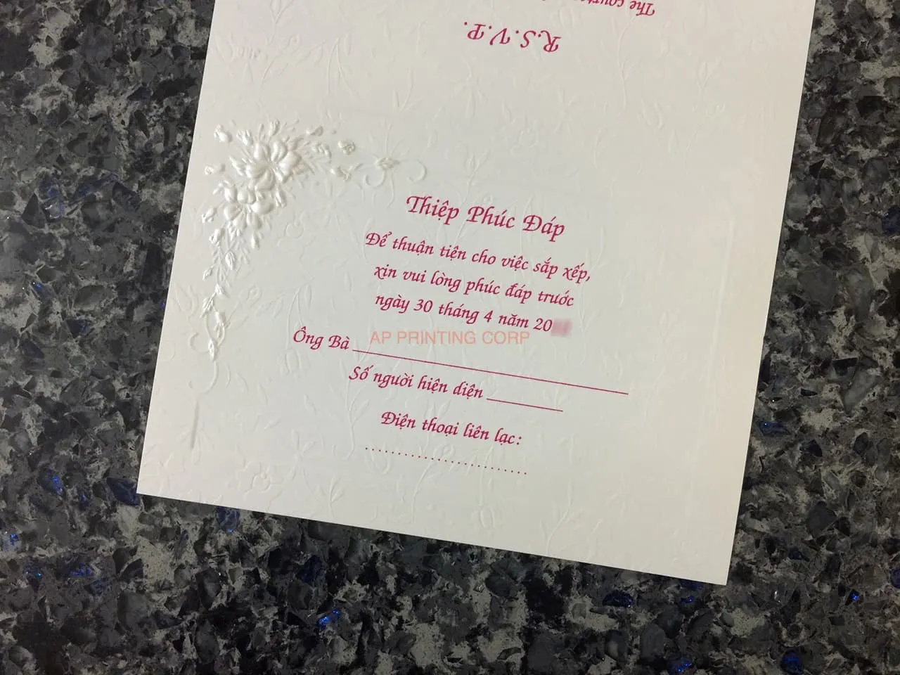K9995 [I-10] Botanical Elegance Flowers Wedding Invitation