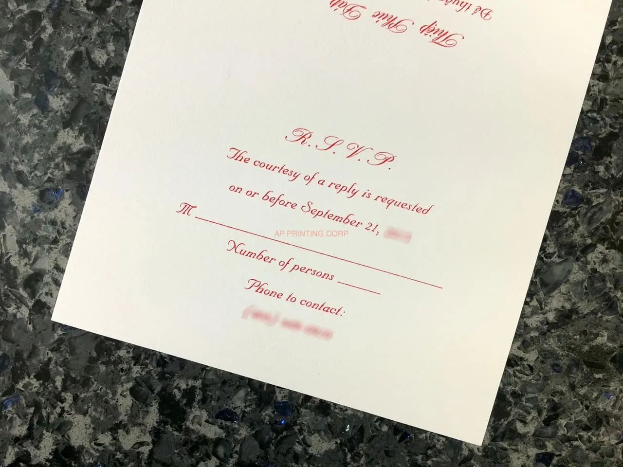 ART-08250 [I-10] Delicate Elegance Flowers Wedding Invitation
