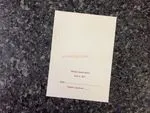 K4451 [I-10] Subtle Romance Hearts Wedding Invitation